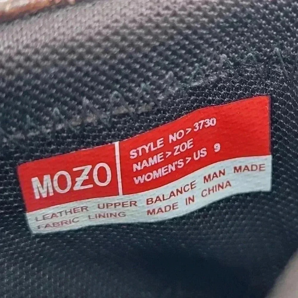 Mozo Zoe Brown Paisley Nursing Clogs Mules Slip Ons - 9 - Picture 10 of 10